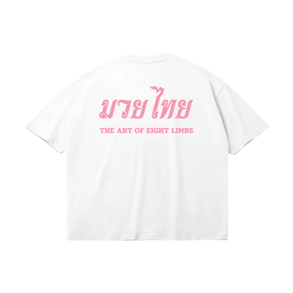 Classic White and Pink T-Shirt