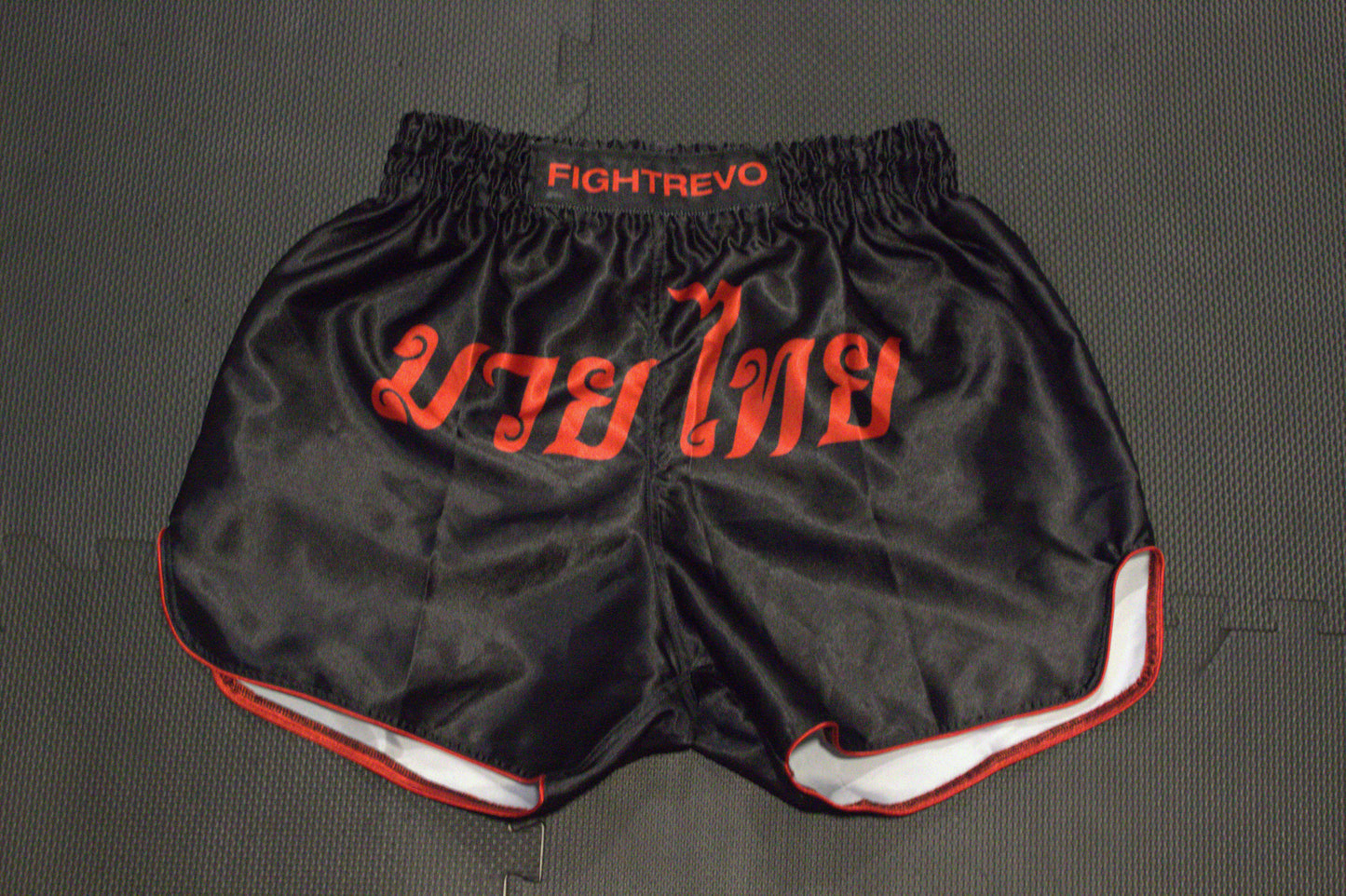 Muay Thai Shorts - Black and Red