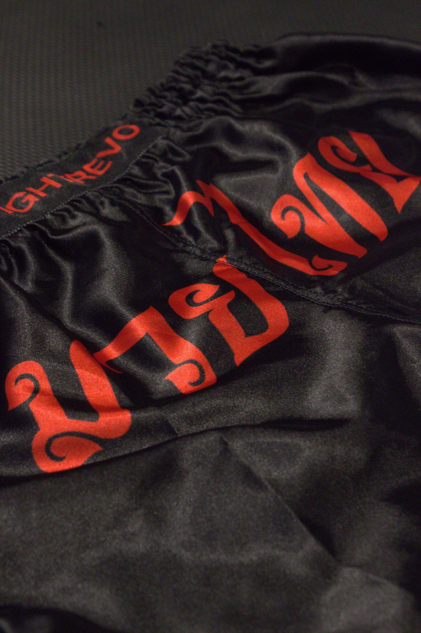 Muay Thai Shorts - Black and Red