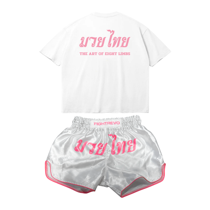 Classic White and Pink set