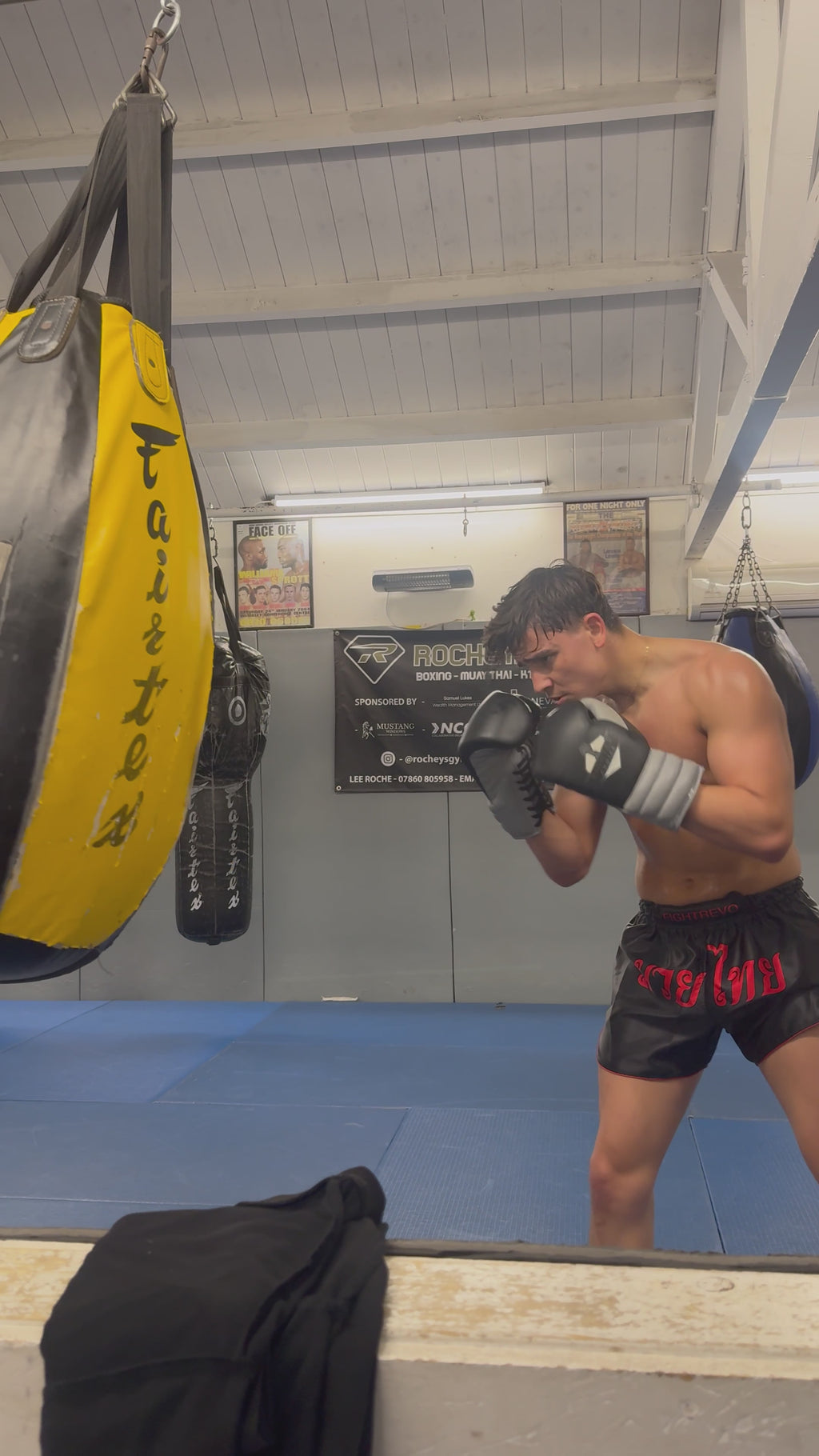 Muay Thai Shorts - Black and Red